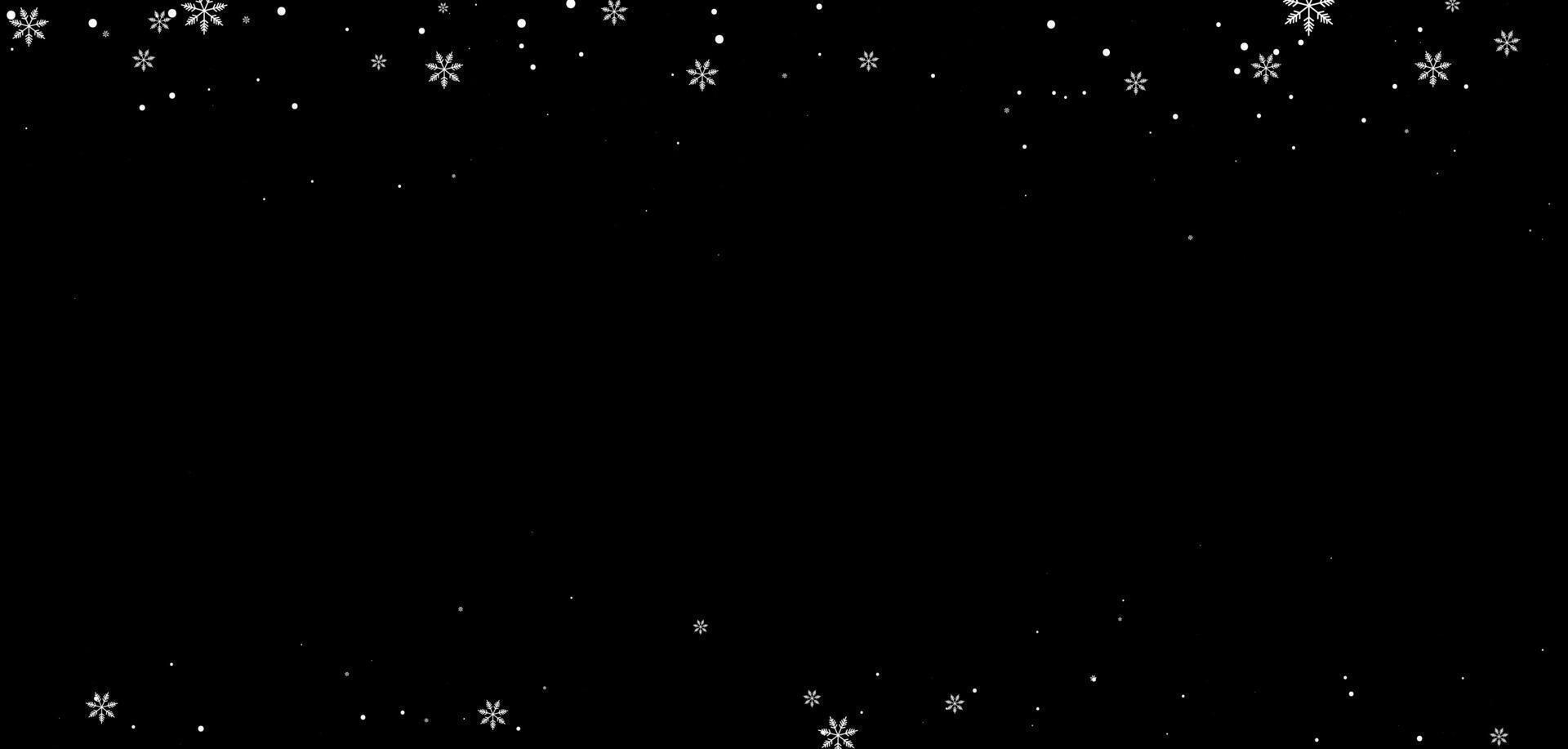 winter background Frame Border featuring snowflake pattern. White snow Falling Gradient over night sky with transparent effect and abstract overlay. vector