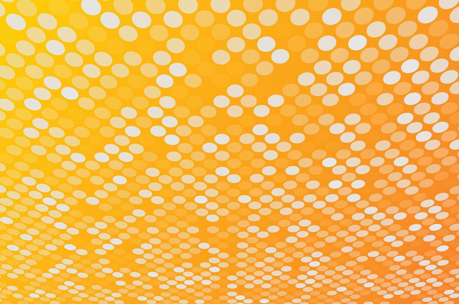 white halftone background on orange background vector