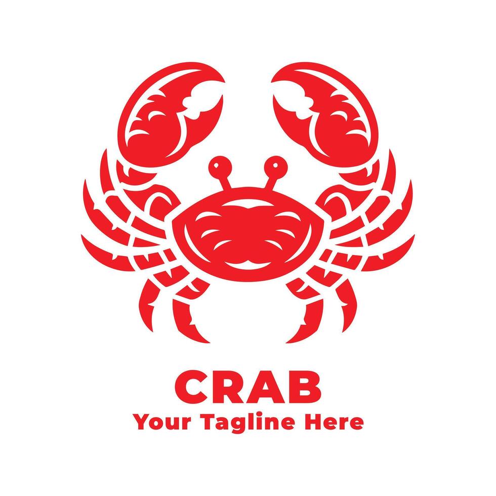 Logo Crab Simple Illustration vector