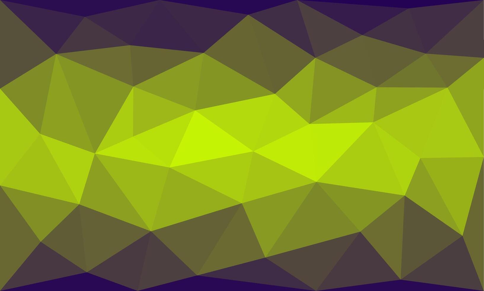 Flat polygonal gradient background. Modern geometric triangle pattern design elements in dark purple and green color vector