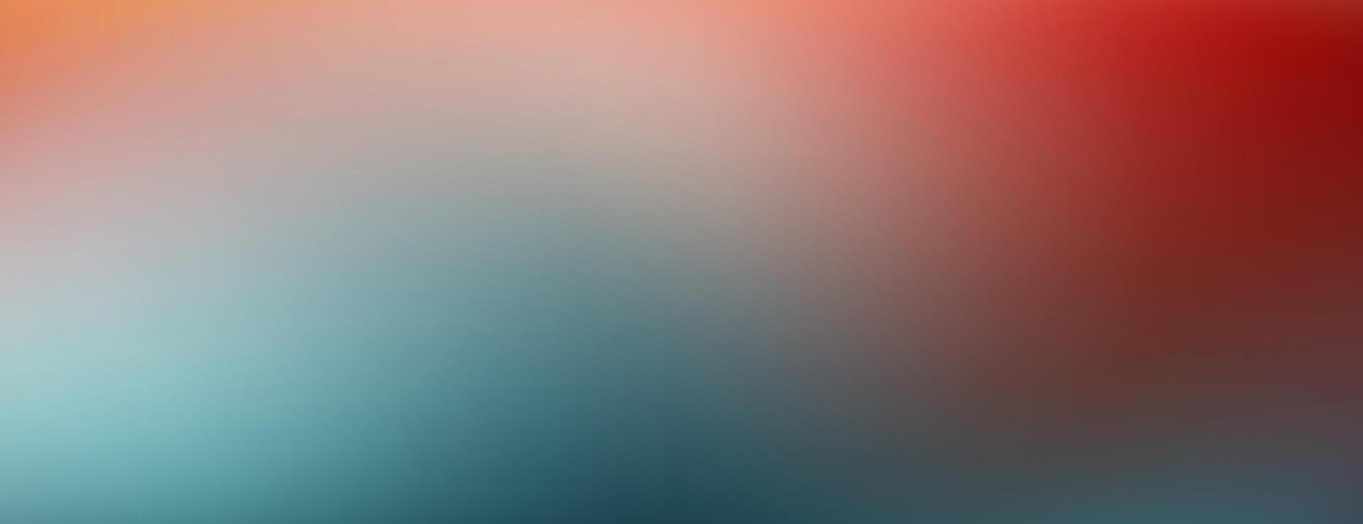 Warm and inviting abstract banner with a soft orange and teal gradient. vector