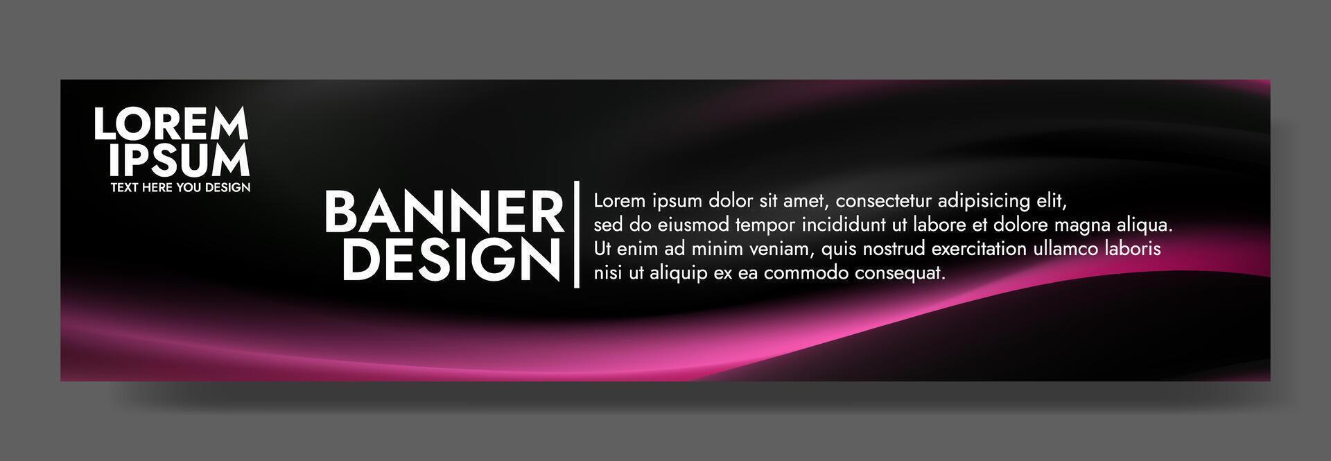 Abstract Dark Pink Black Background Template vector
