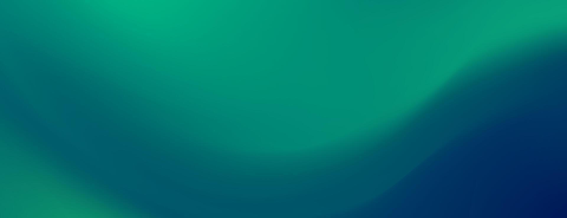 Teal Green Gradient color Banner vector