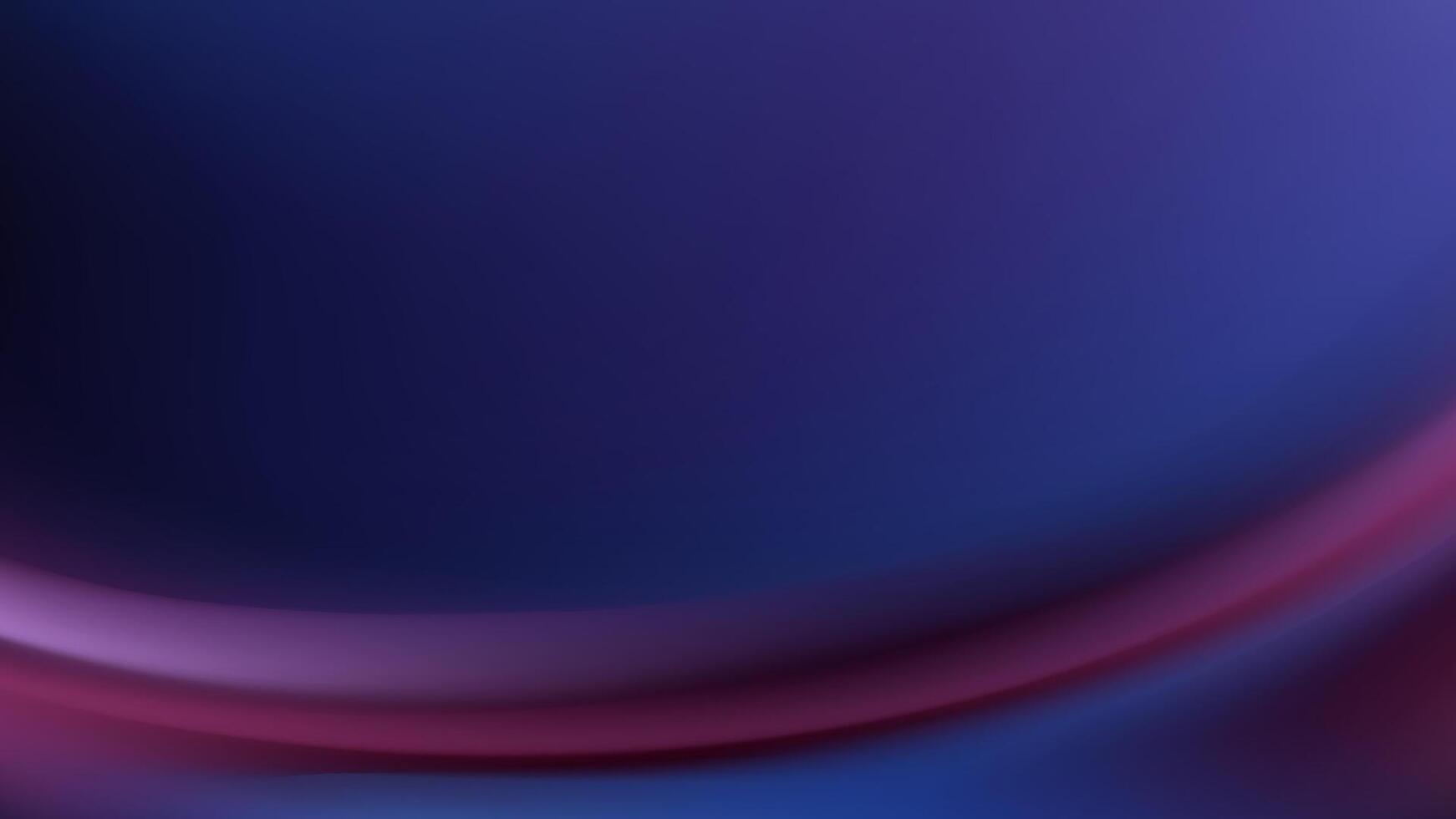 Mysterious and elegant abstract background with a flowing dark blue and purple wave. vector