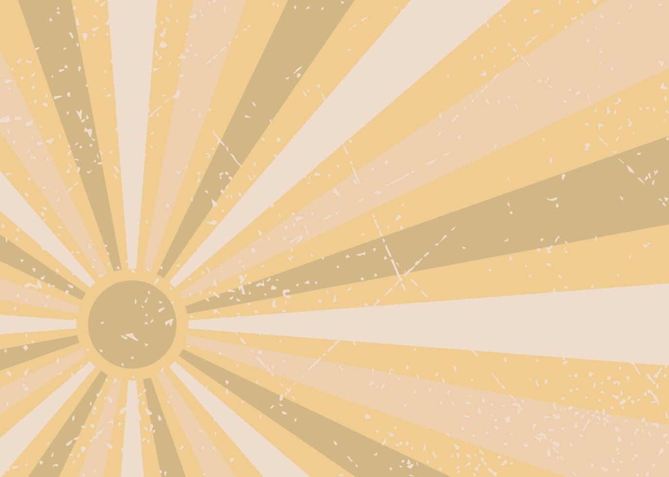 Half Sun Style Retro Background vector