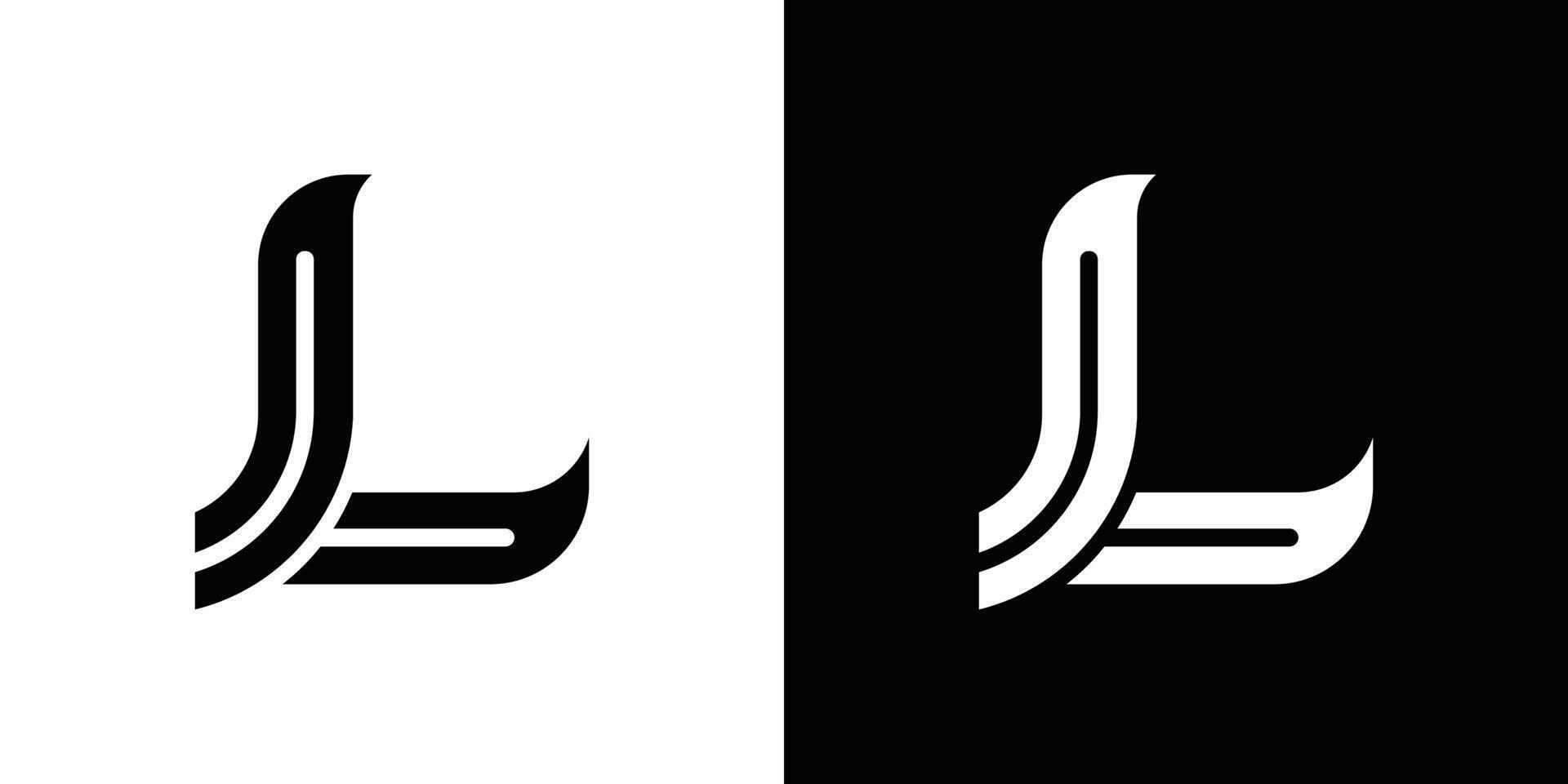 Elegant Monochrome Letter L Logo - Versatile and Modern Design vector