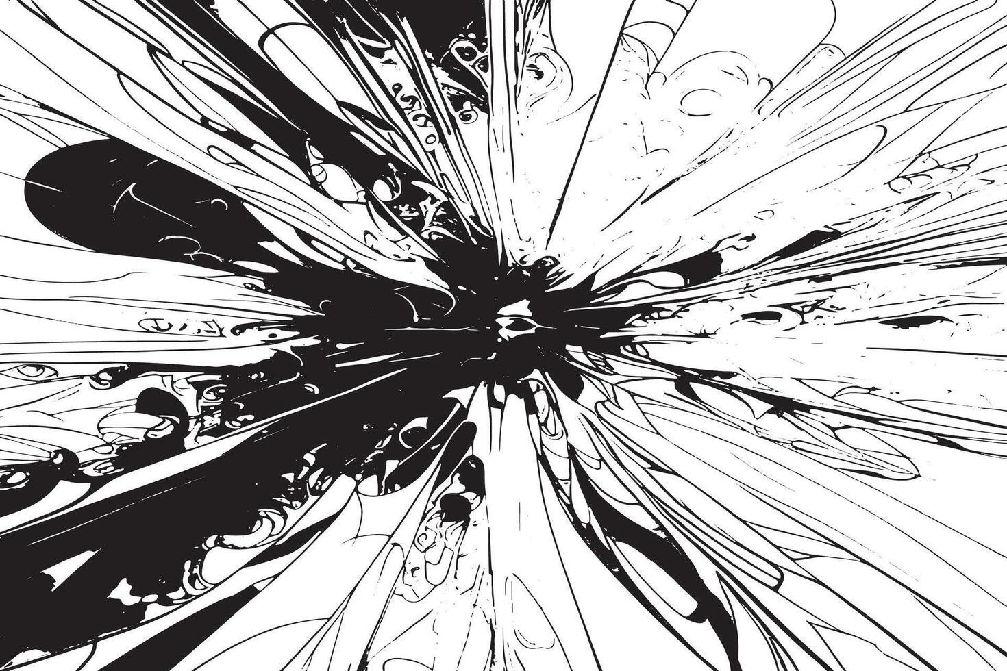 Crisp Monochrome Black and White Texture for Design vector