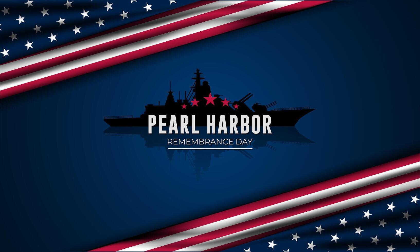 The pearl harbor background with the words pearl harbor vector