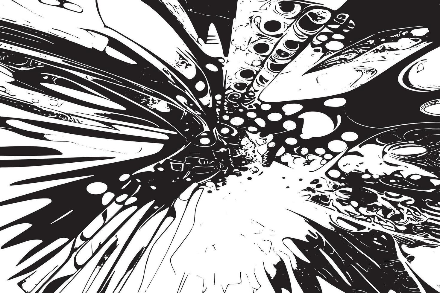 Abstract Black and White Texture for High Quality Designs vector
