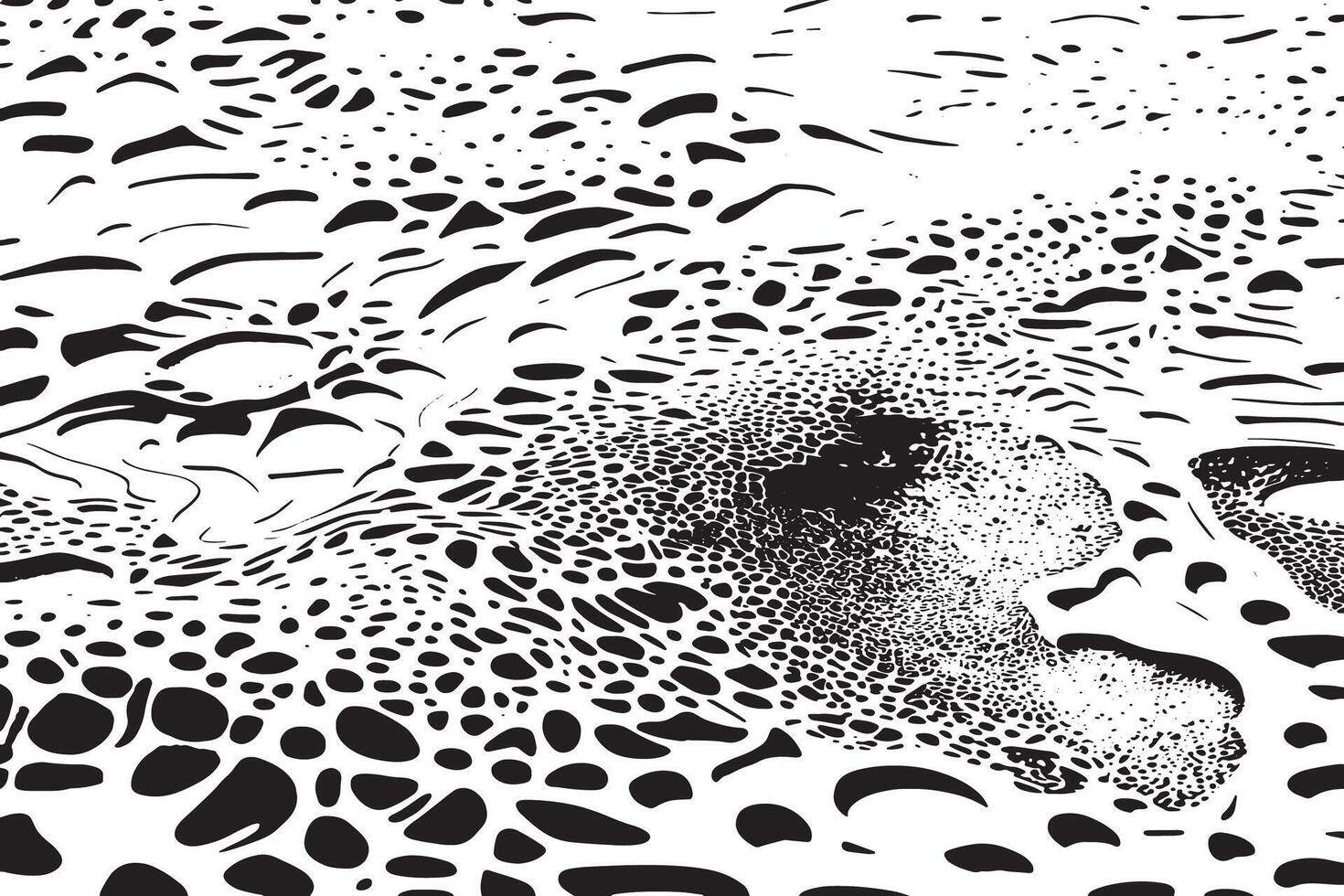 Dynamic Black Silhouette Patterns for Texture Overlay vector