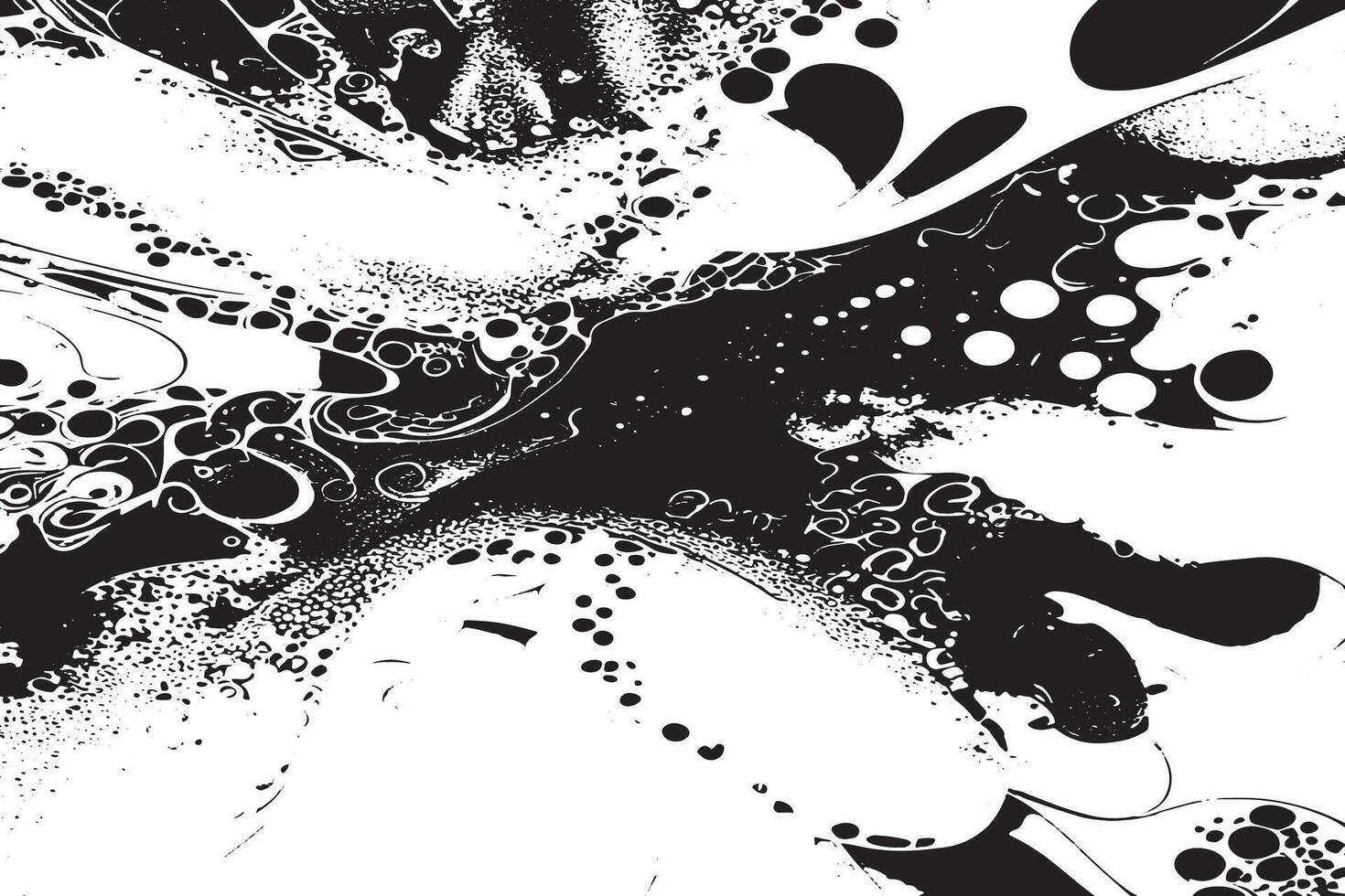 Abstract Black Texture on Smooth White for Creative Projects vector