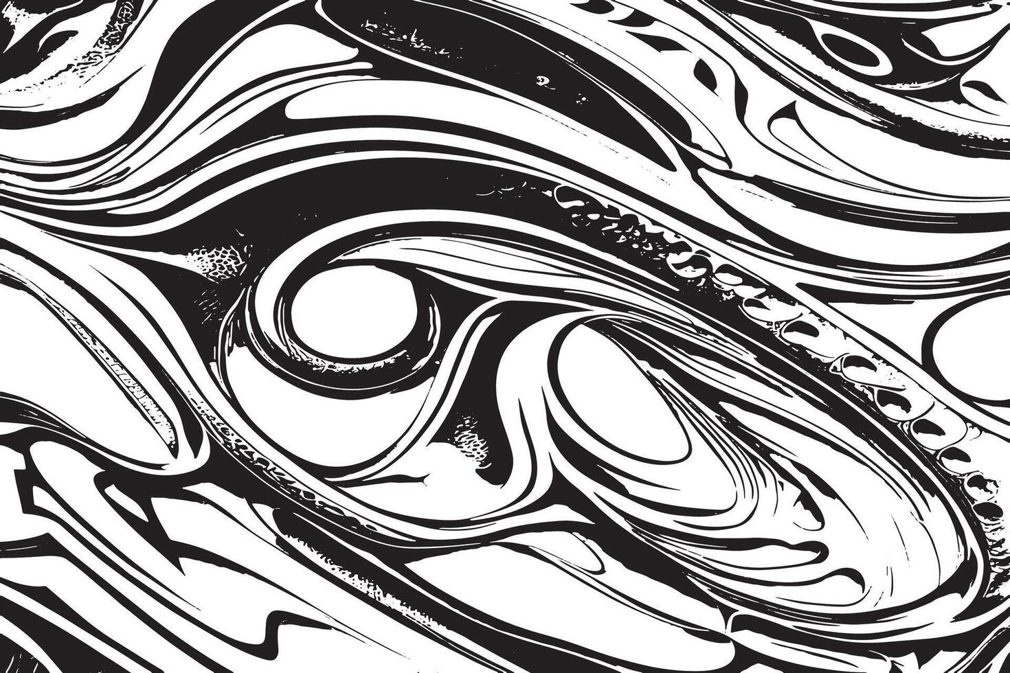 Creative Abstract Texture in Black for Clean White Canvas vector