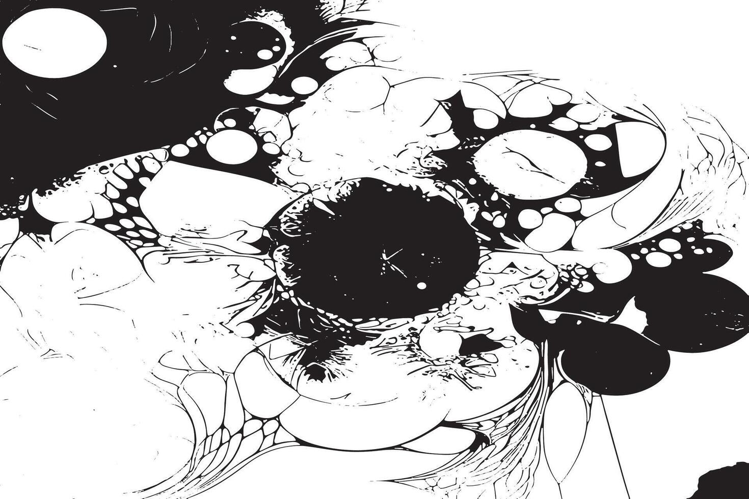 High Quality Abstract Black Texture for Design Projects vector