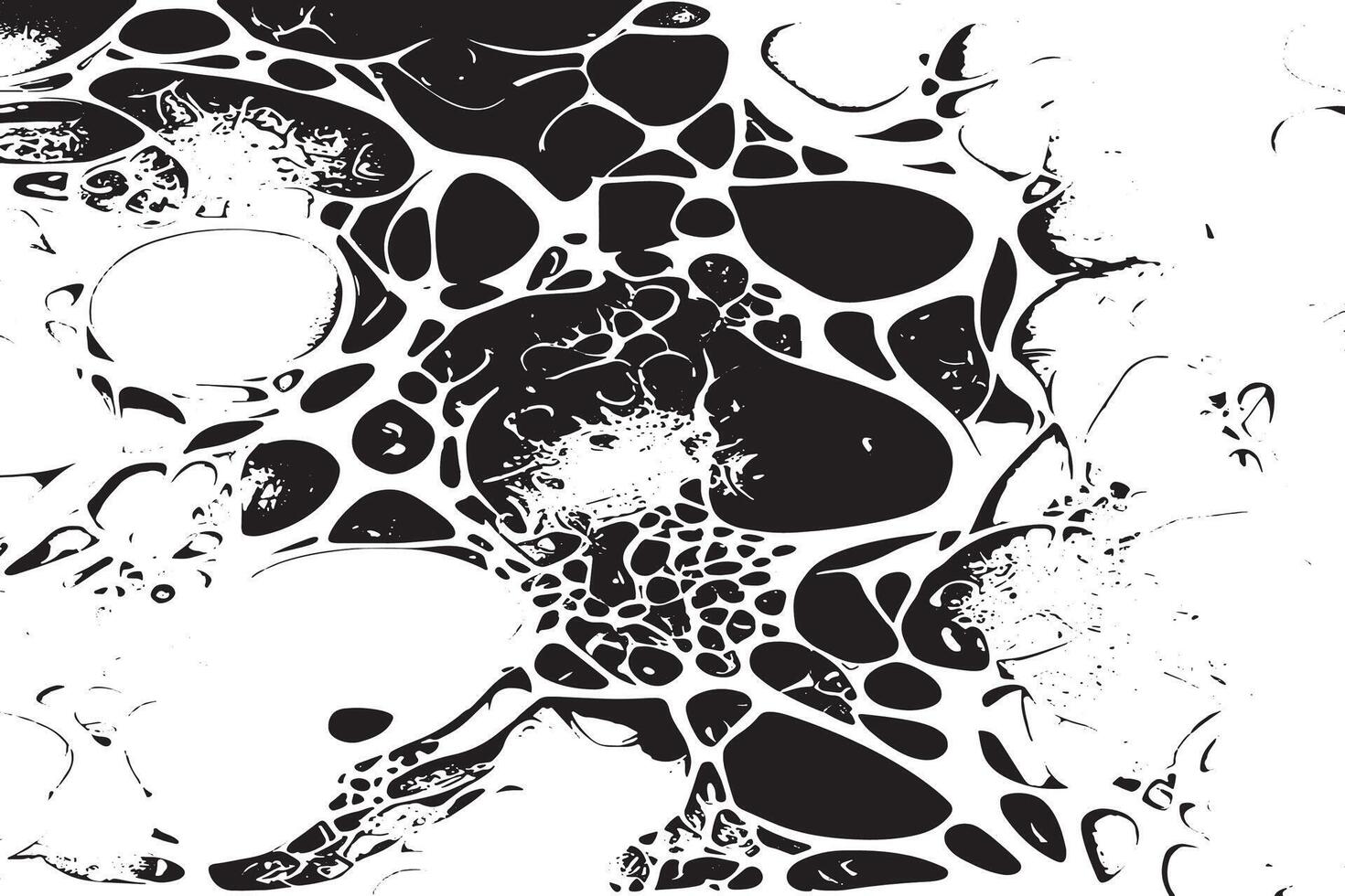 Monochrome Abstract Black Texture for Minimalist Designs vector