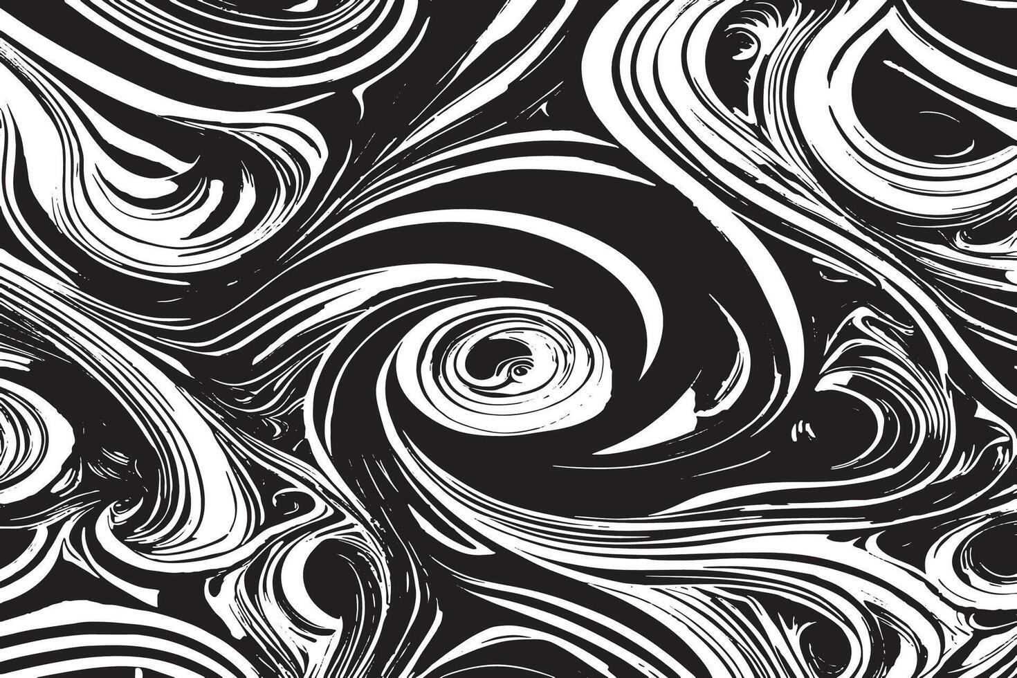 Layered Abstract Black Patterns on White for Texture Design Creativity vector