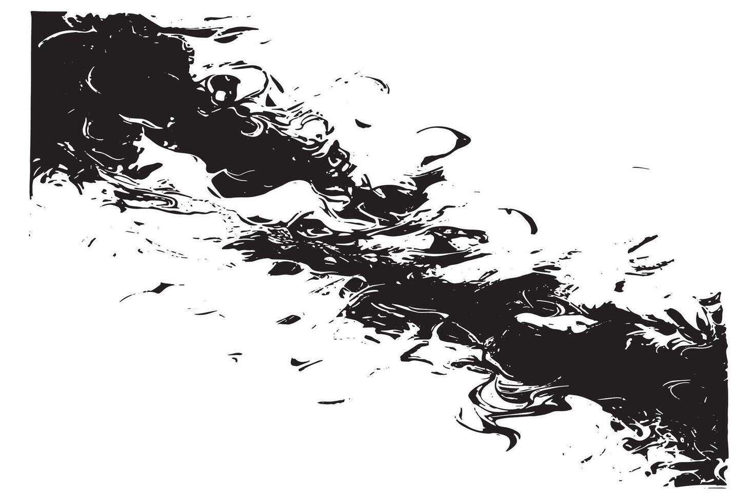 Creative Black on White Texture for Bold Graphic Design Projects vector