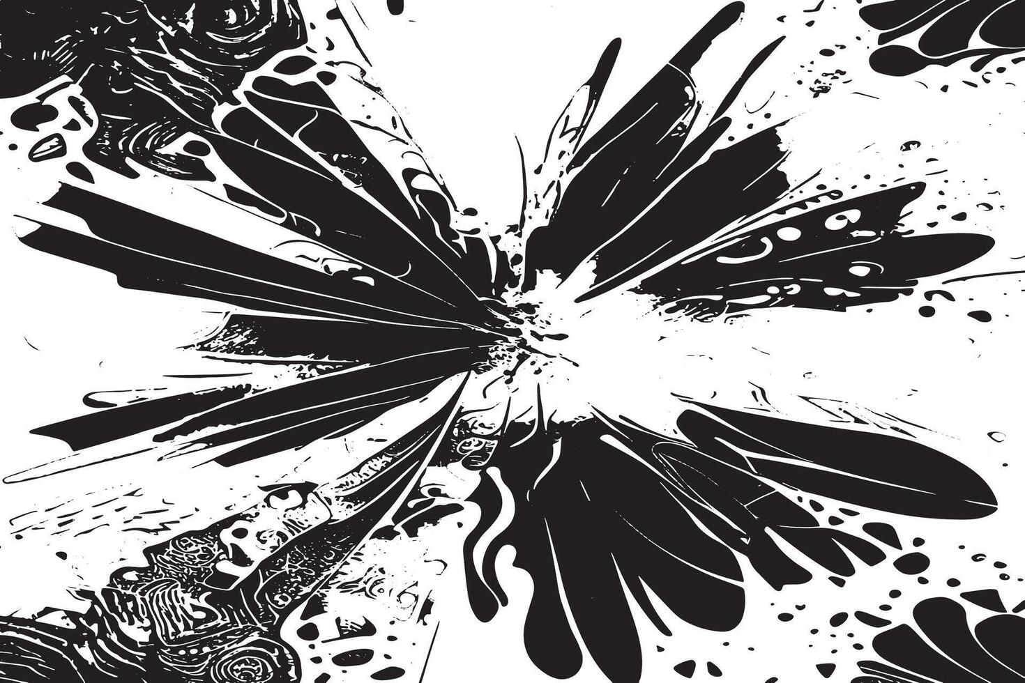 Clean Monochrome Black and White Abstract Texture vector