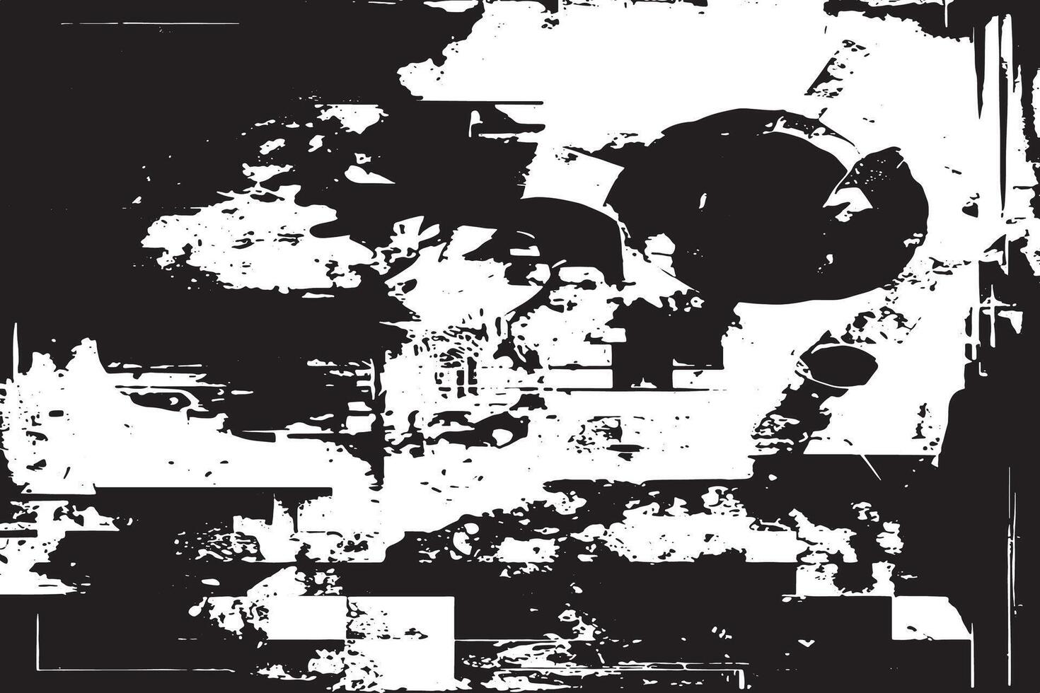 Minimalist Black and White Grunge Texture with Subtle Distressed Patterns vector