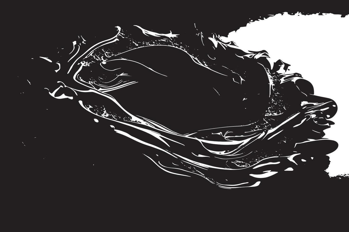 Abstract Monochrome Texture in Black and White for Digital Design vector