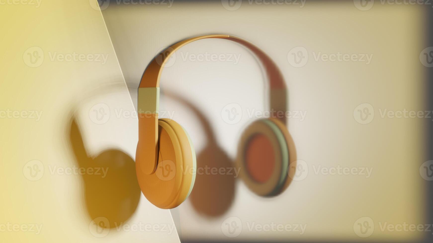 3d render of headphone photo