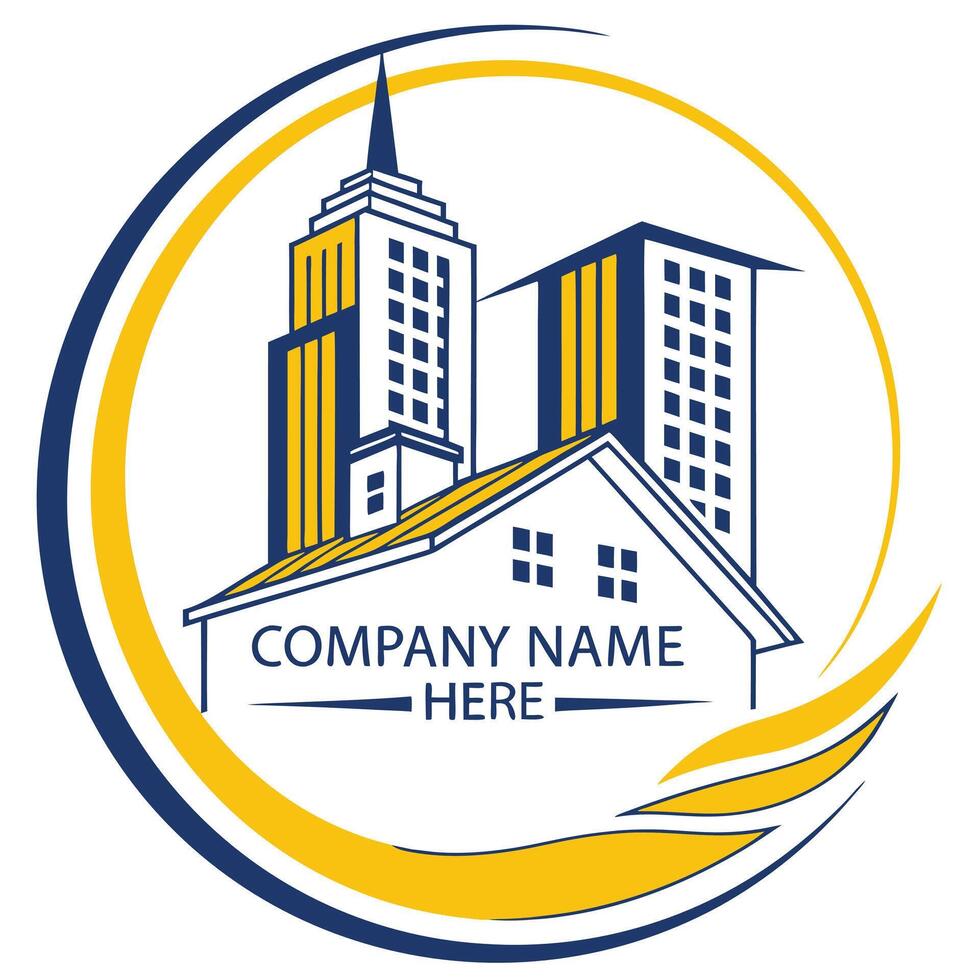 Modern Minimalist Company Name Typing Logo for Clear Branding. vector