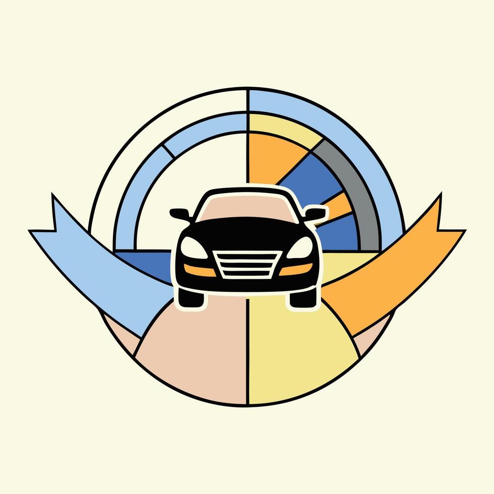 Wrench and Car Symbolism A Guide for Auto Works vector