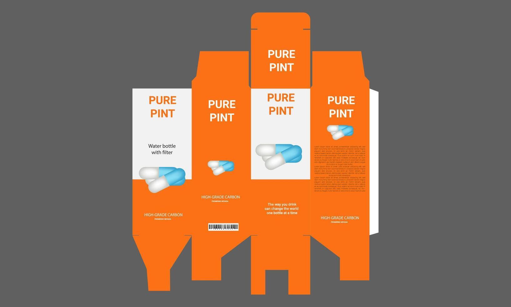 Branding package design vector