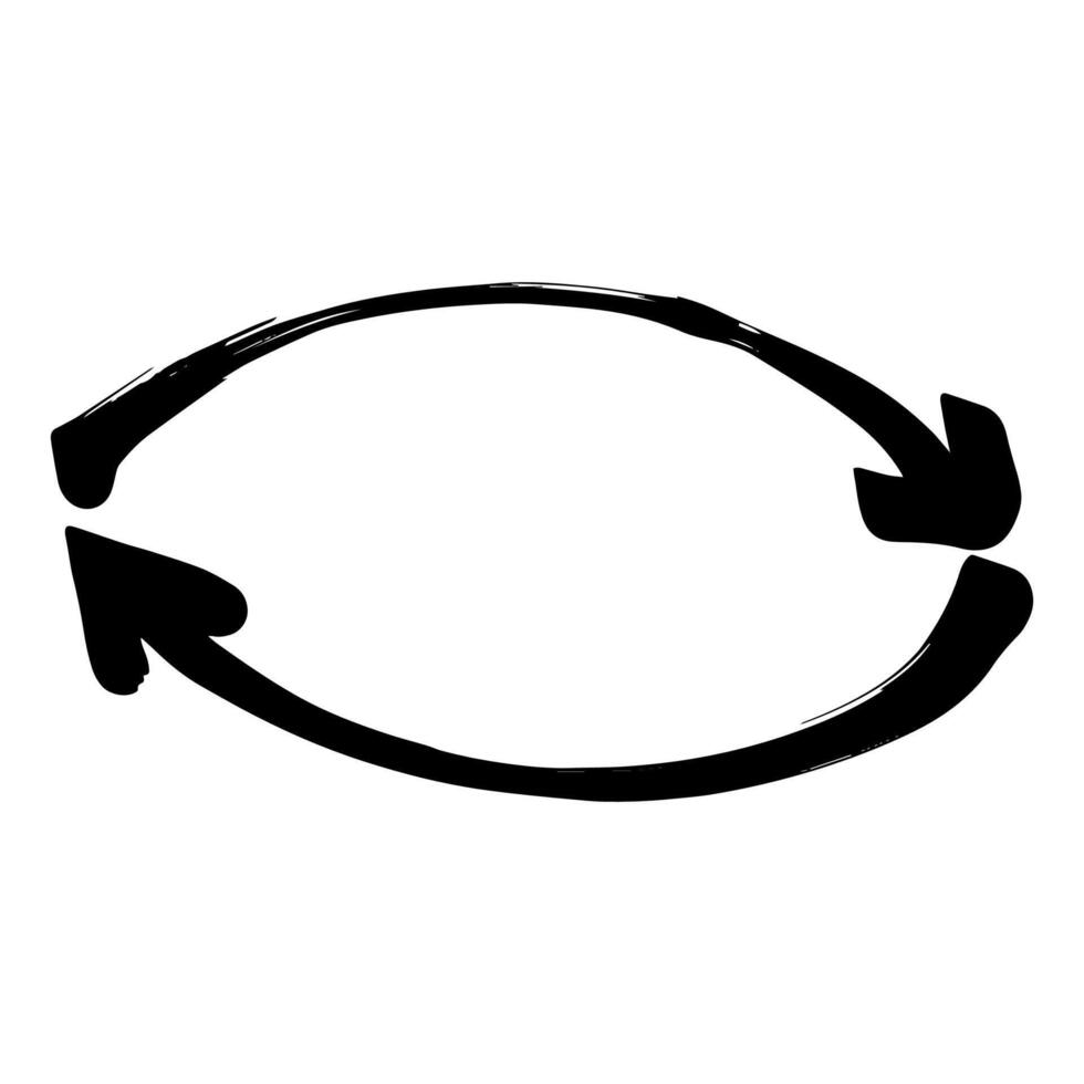Arrow Looping Progress Path vector
