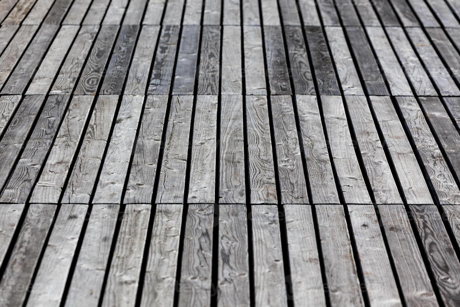 Old wooden planks surface background. photo