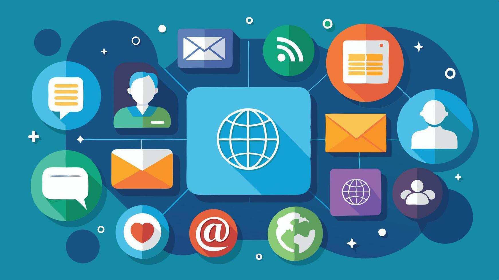 how to create a social media marketing strategy vector