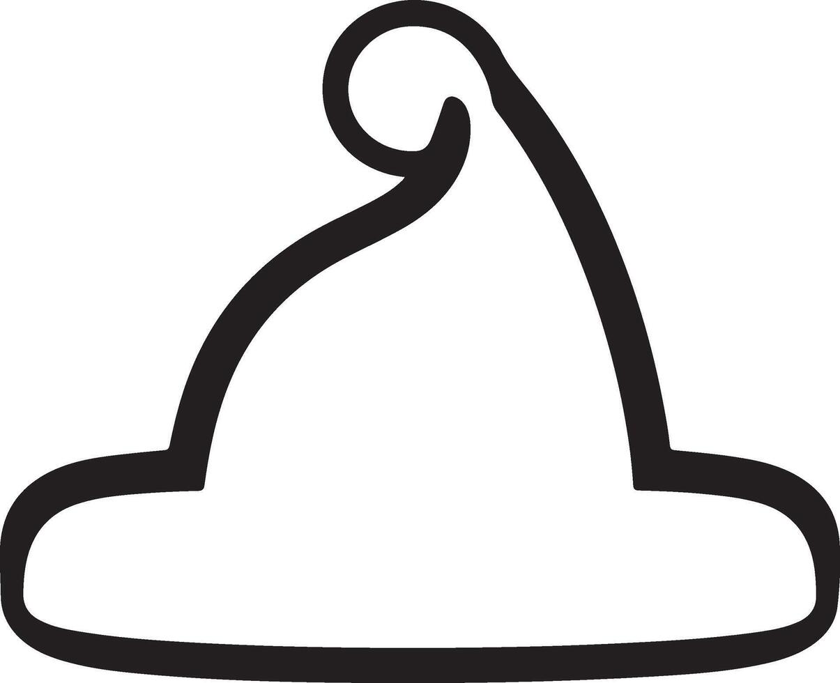 a hat icon on a white background vector