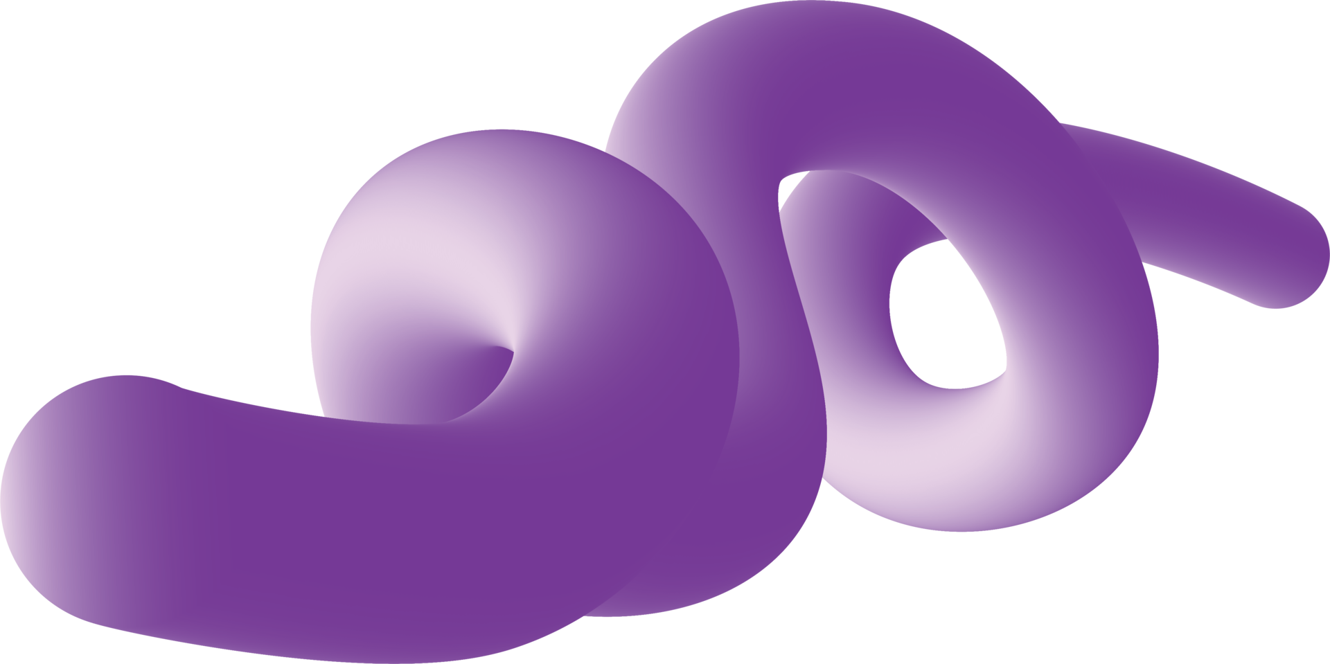A purple snake with a curved shape png