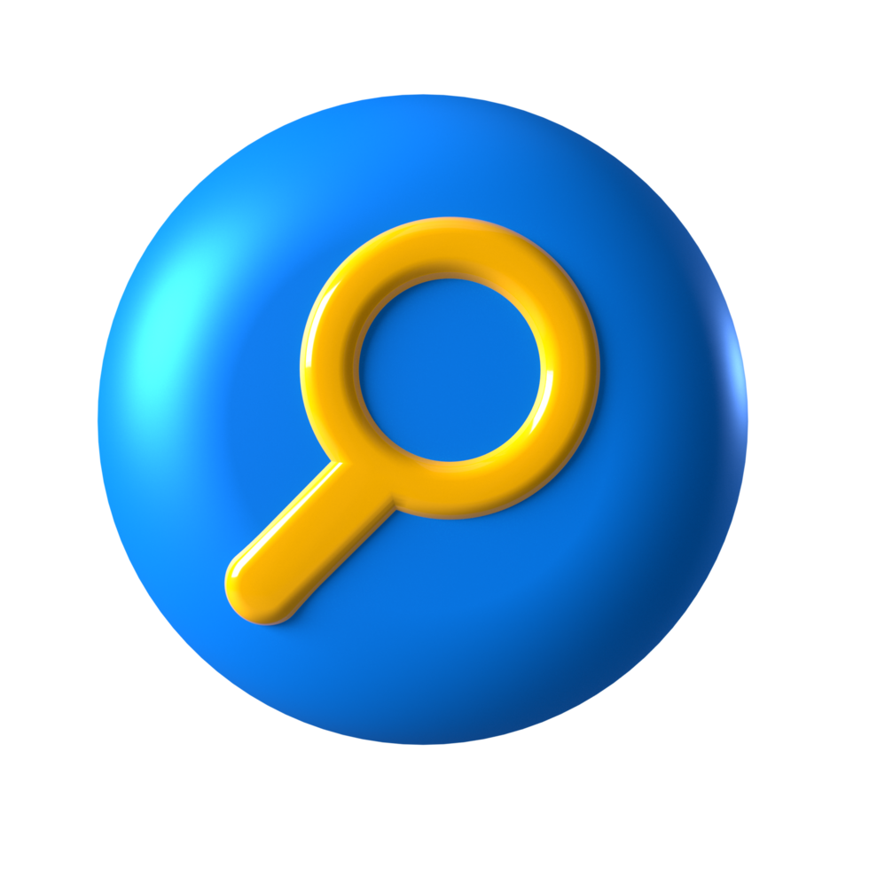 Search web button seo icon, website search sign png