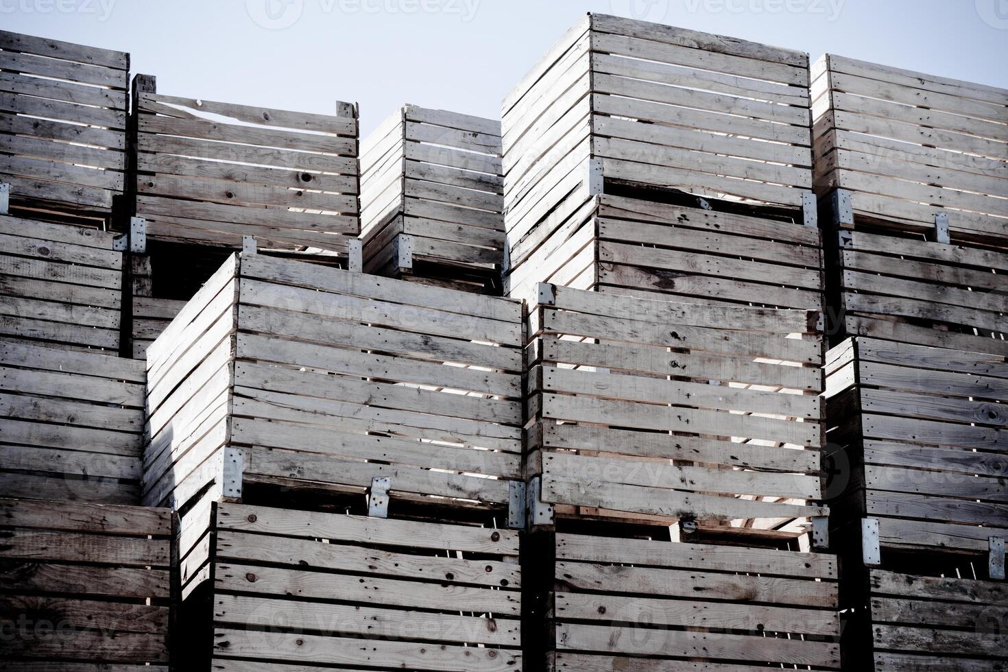 Crates stack background photo
