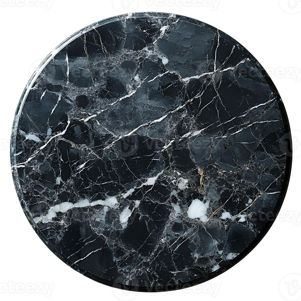 Round marble stone top view . Marble texture for presentation purposes flat lay . Grunge marble stone isolated. Grunge texture png