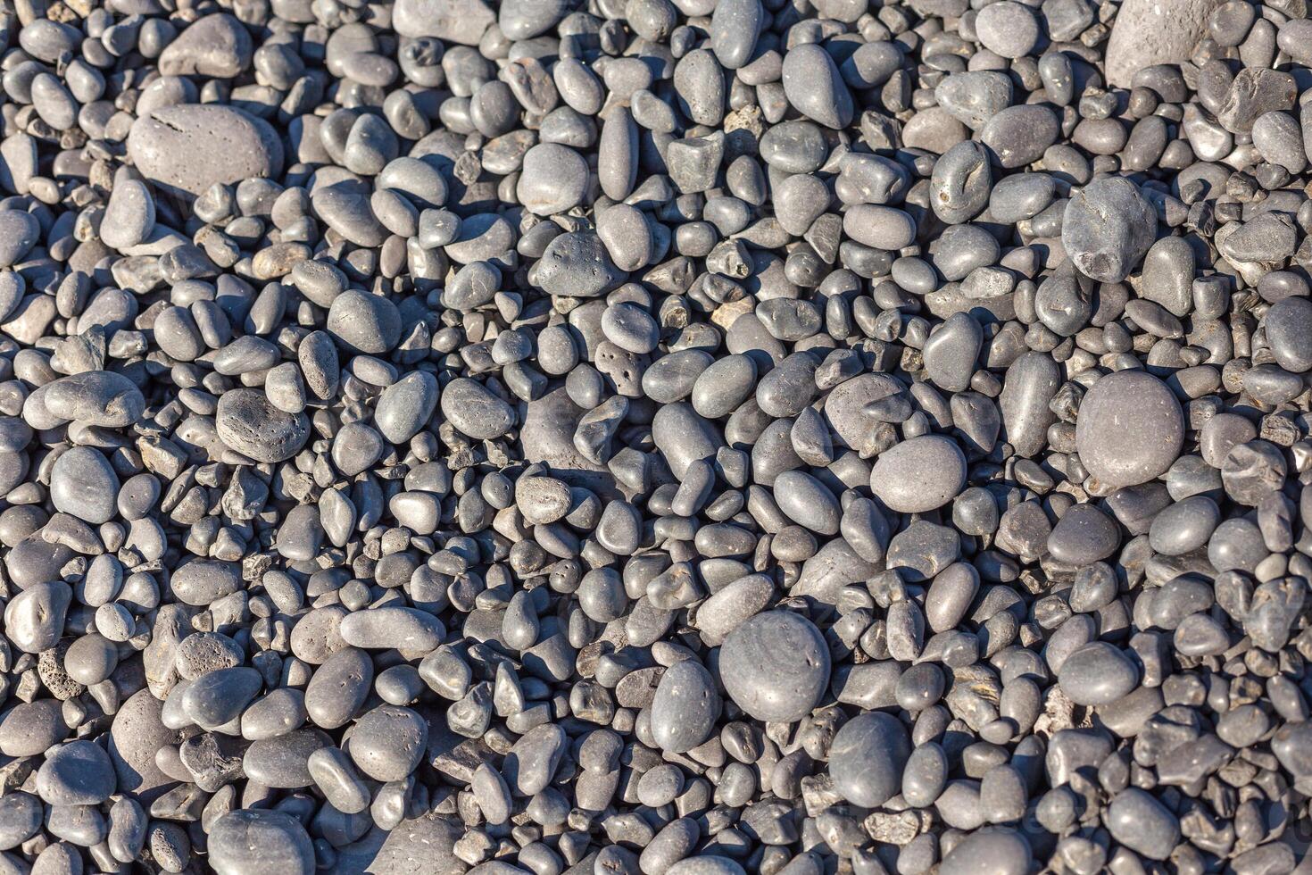 Icelandic Beach Pebbles Background photo