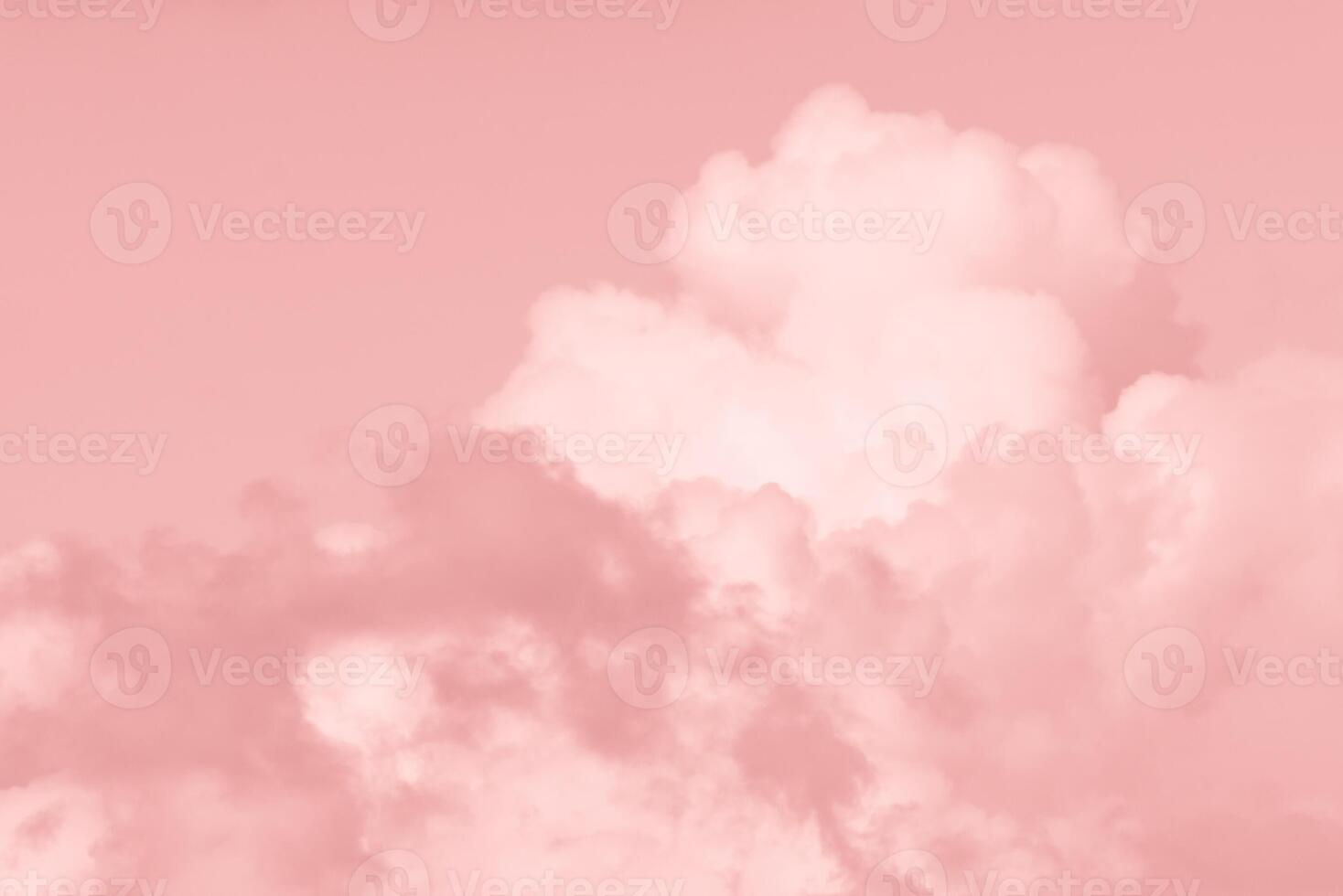 Sky and soft clouds with pastel color filter photo