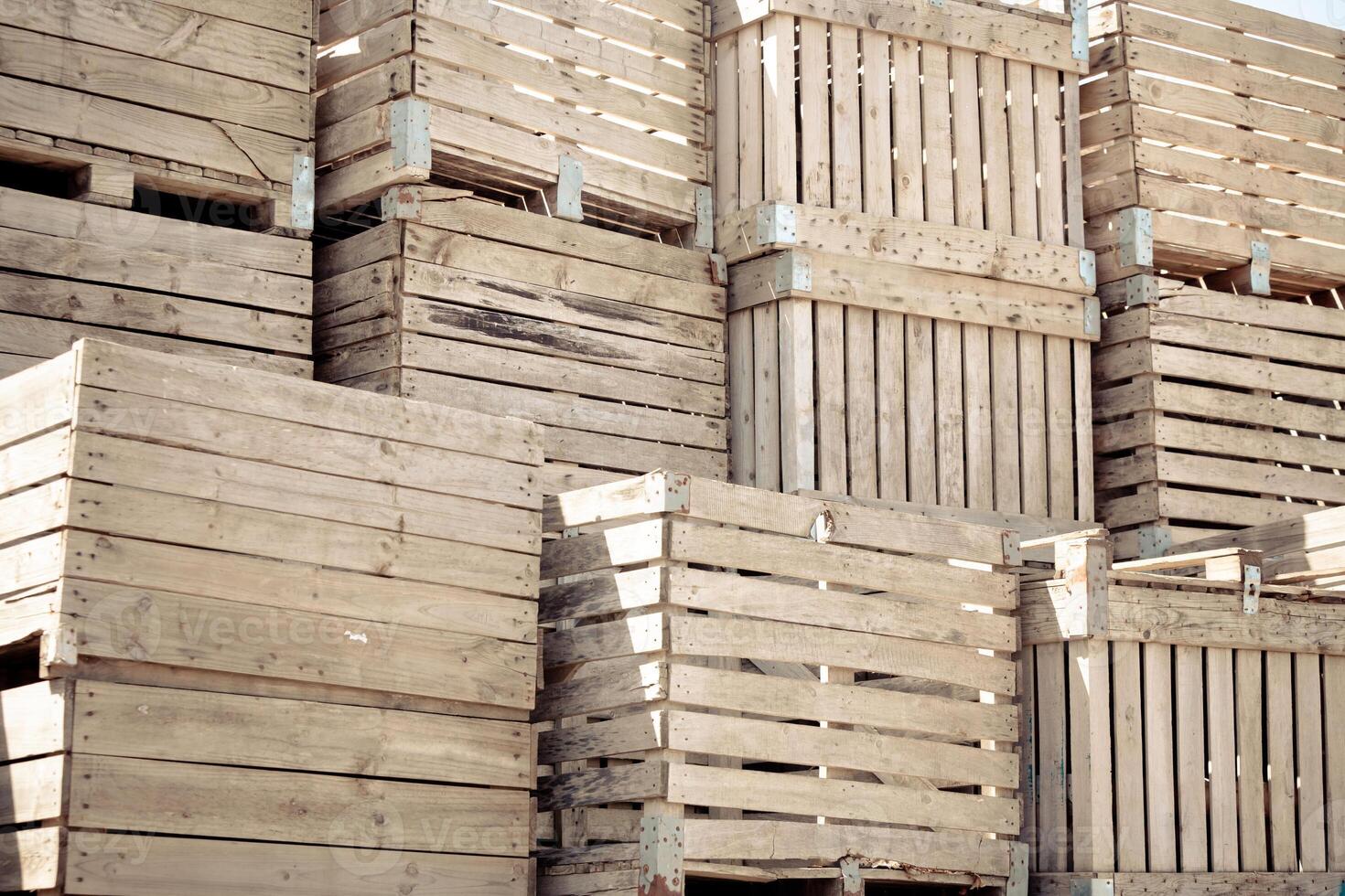 Crates stack background photo