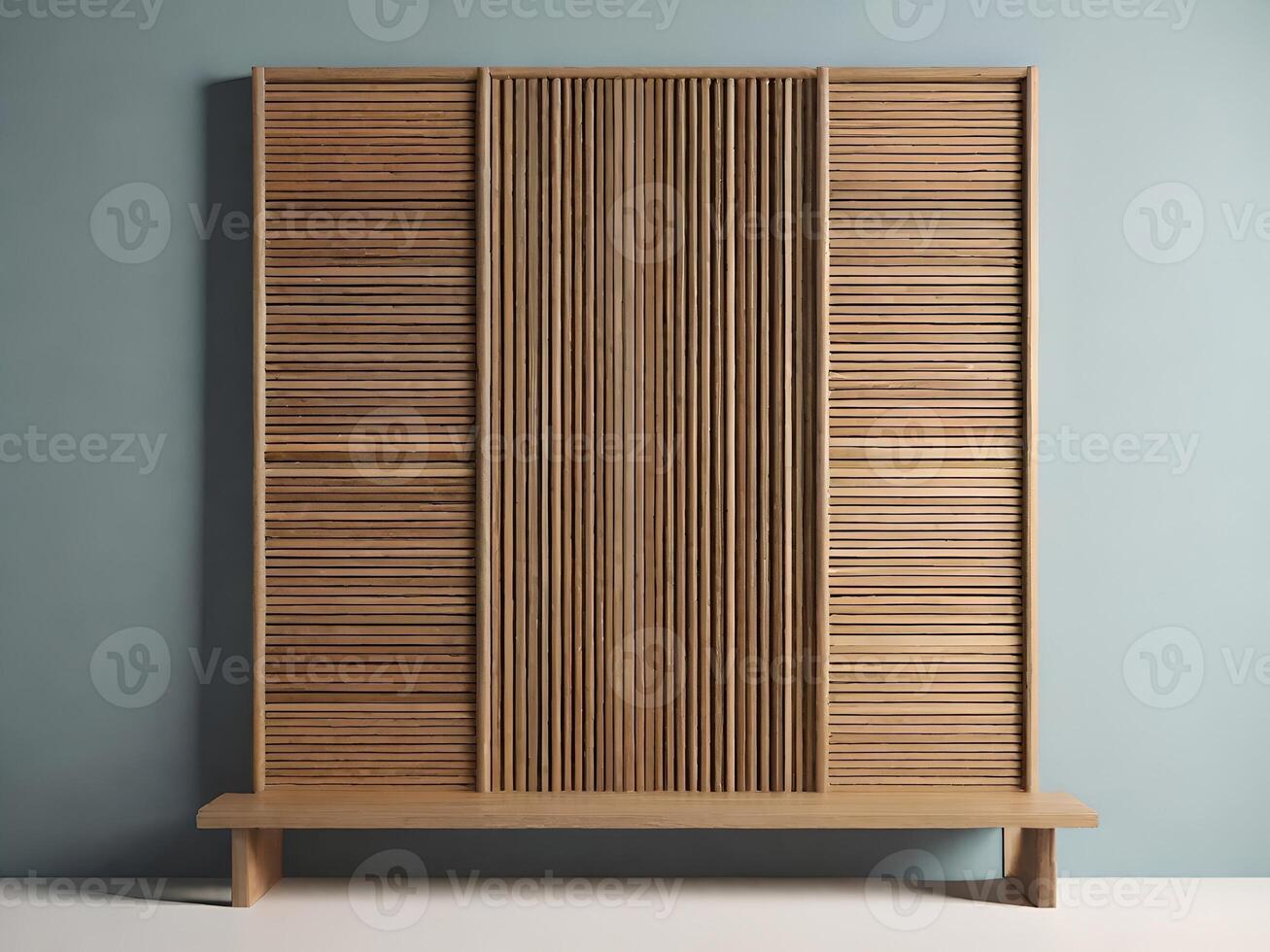 Wooden frame for background to add text or picture. photo