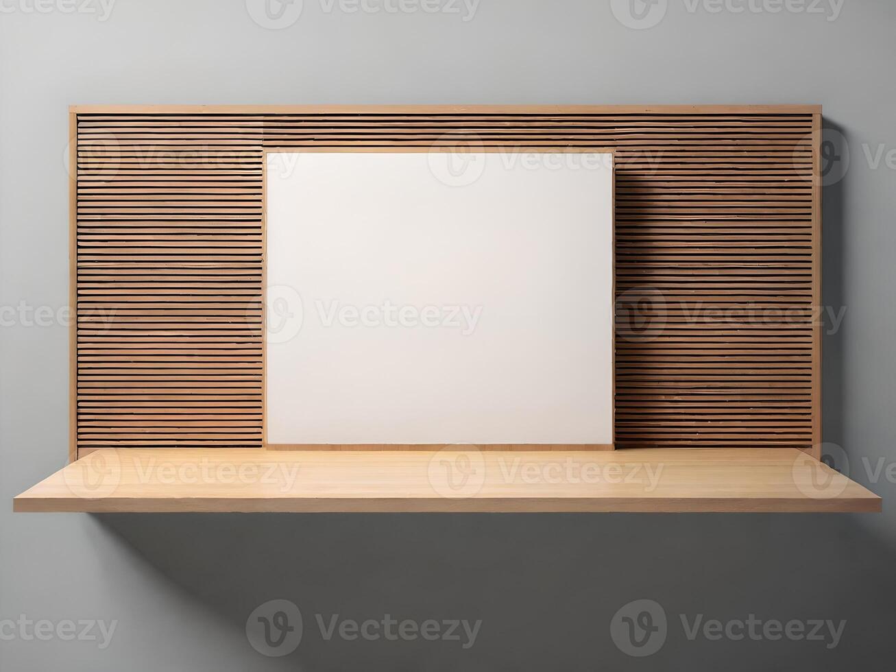 Wooden frame for background to add text or picture. photo