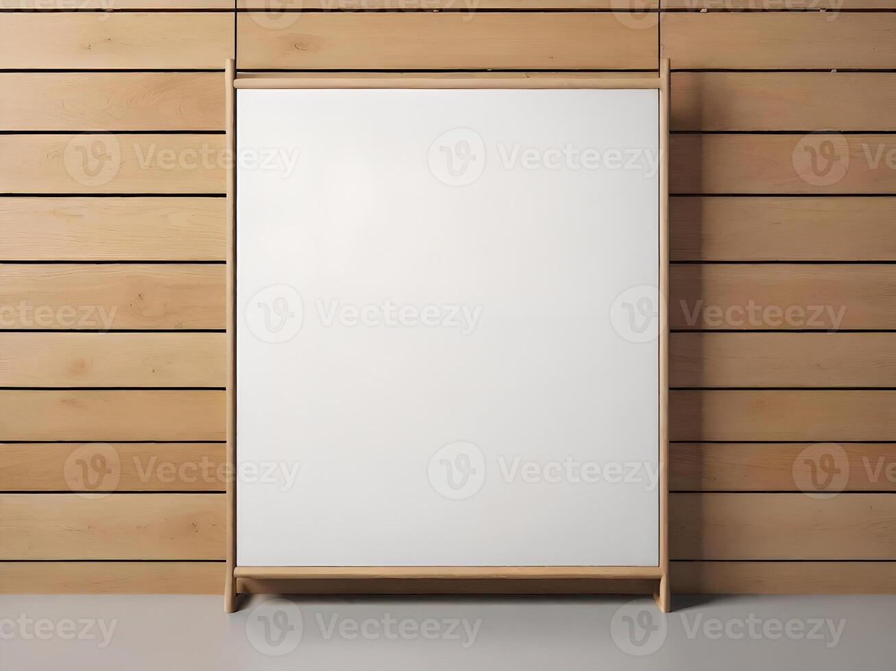 Wooden frame for background to add text or picture. photo