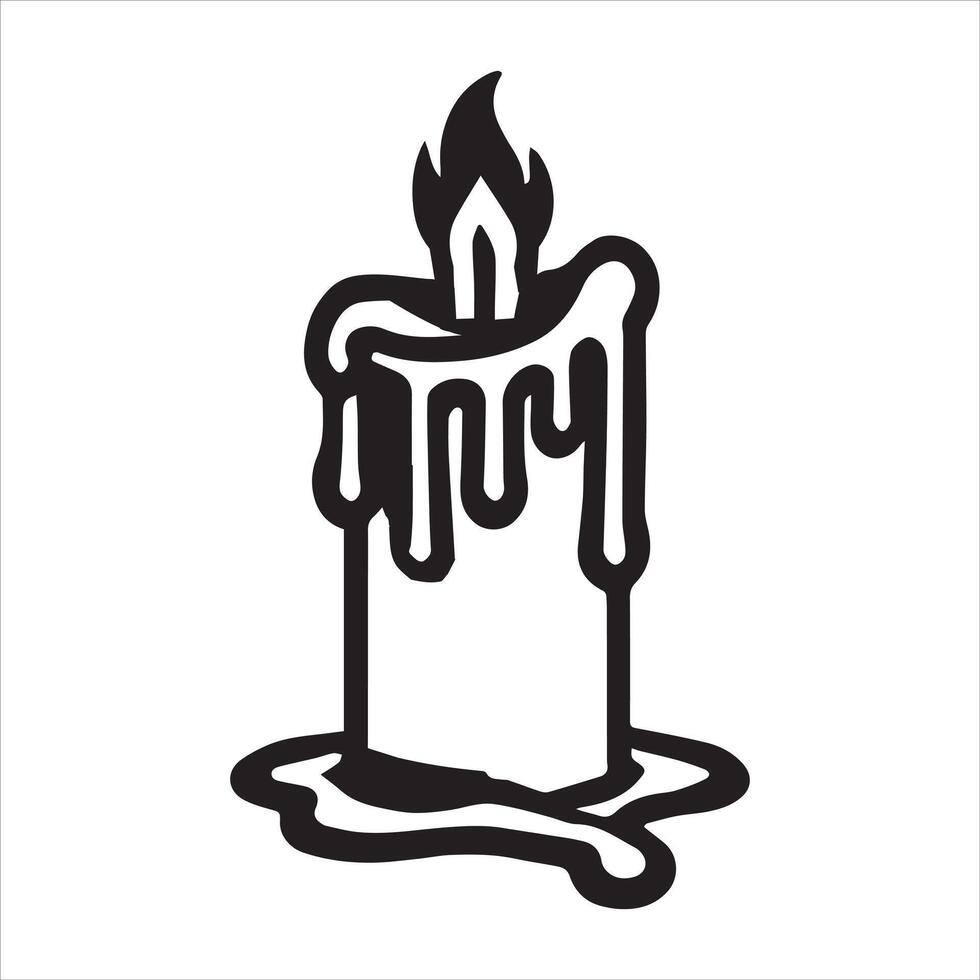 Black Witch Head Icon with White Background vector