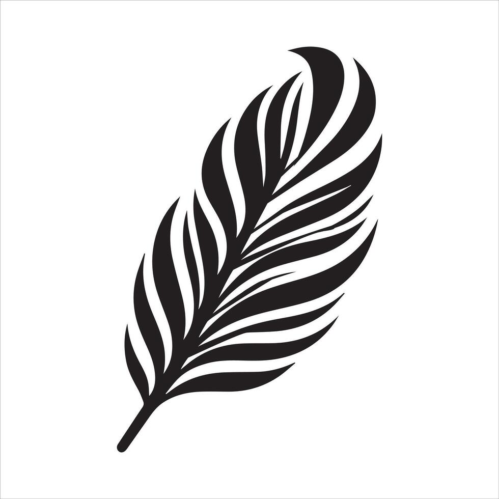 Mystical Witch Quill Pen icon isolated in a white background vector