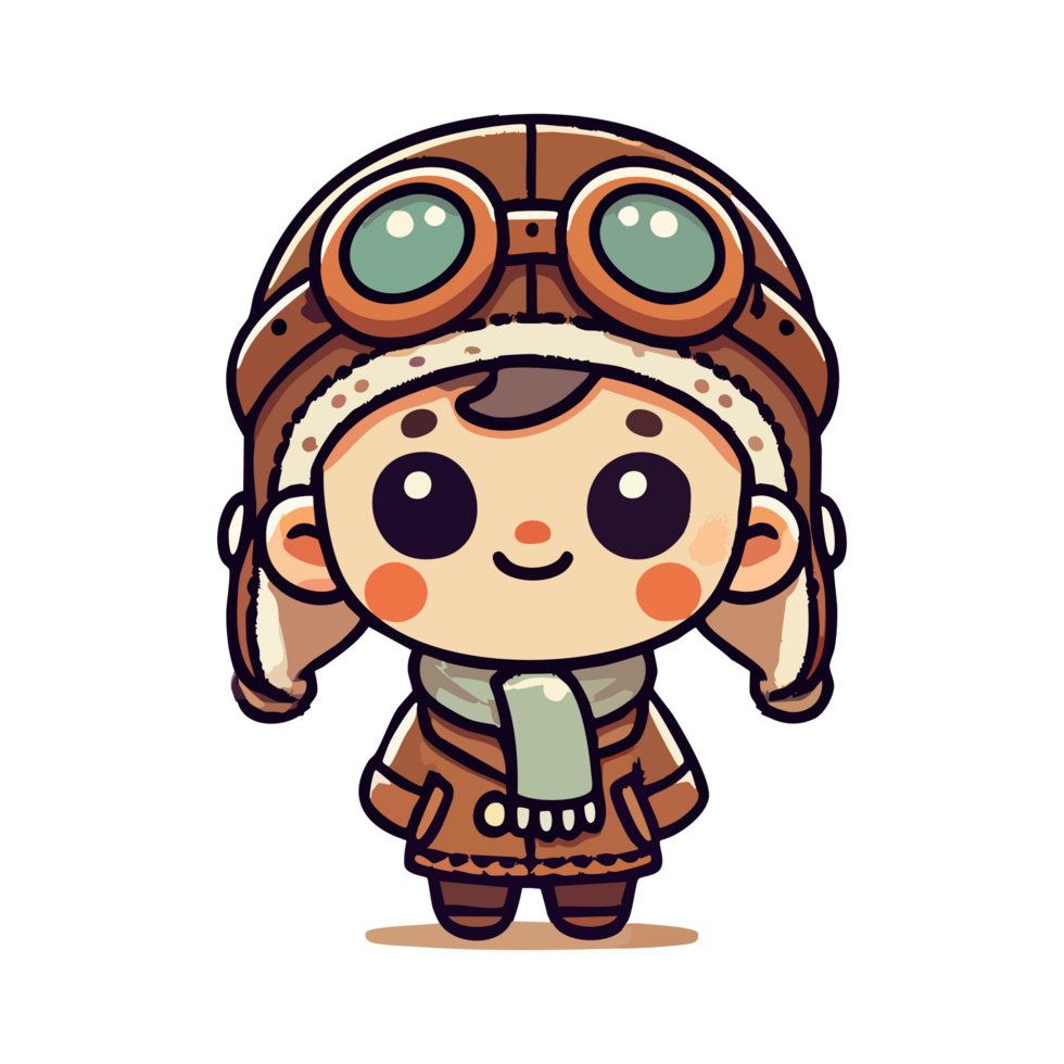 Child Pilot Icon Character png
