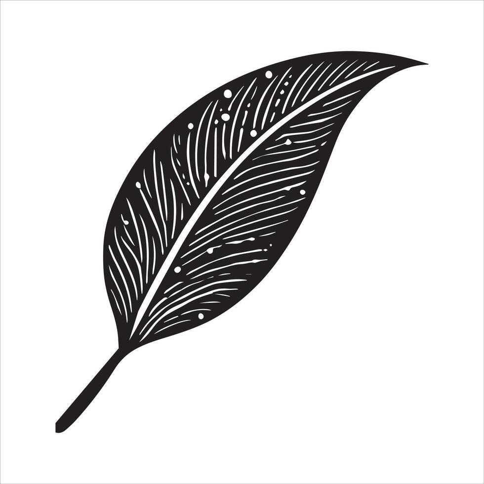 Intricate Paisley Silhouette for Crafting vector