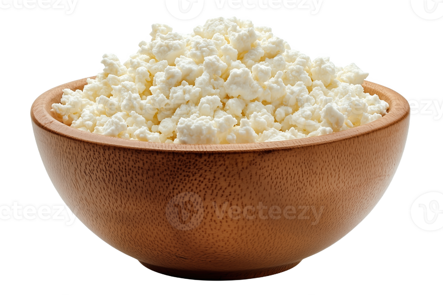 A delightful bowl of fresh cottage cheese set png