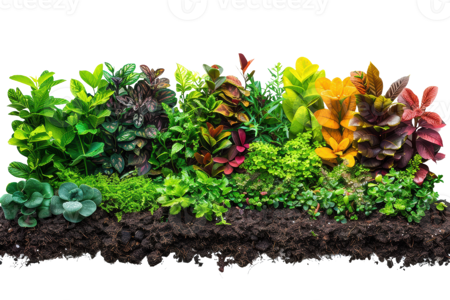 Vibrant Garden Patch Bright png