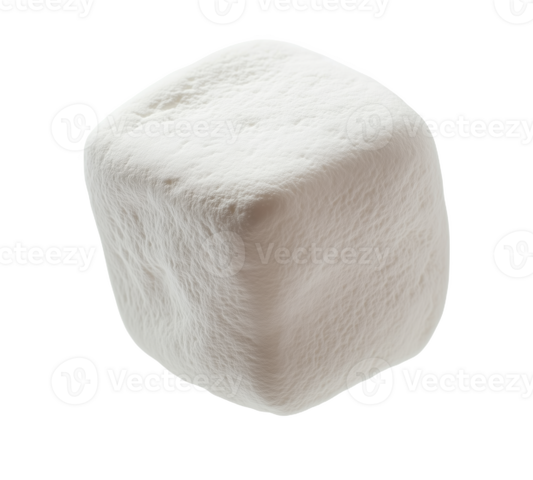 Delicate marshmallow floating pristine in natural light png