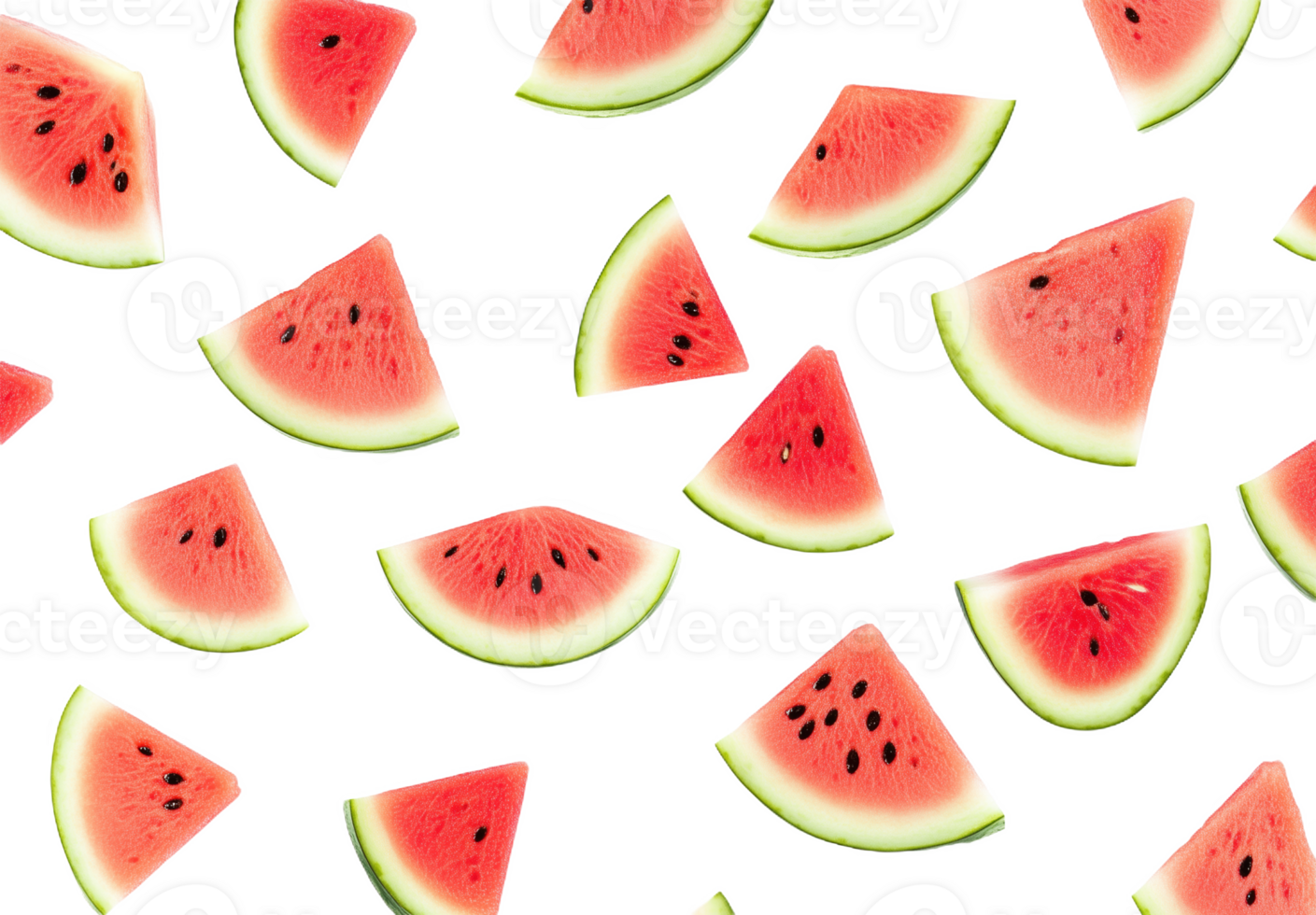 Charming watermel slice pattern for summer vibes png