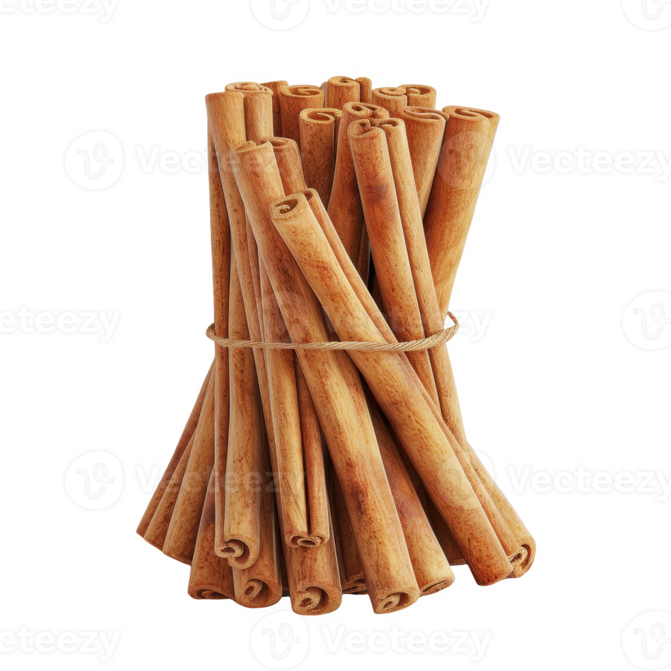 Rustic Christmas cinnamon stick bundle perfect for holiday baking and festive decor png